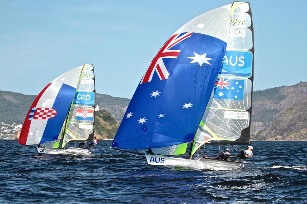 Day 6 - 49er August 13, 2016. Australia - Race 5 © Richard Gladwell www.photosport.co.nz